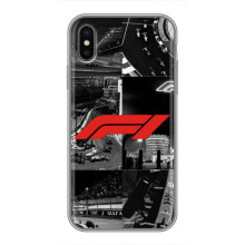 Чехол фильм Формула 1 для iPhone X – Коллаж Формула 1