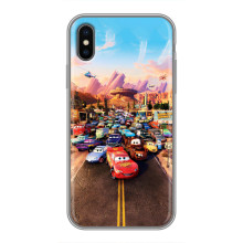 Силіконовий чохол Маквін для iPhone X – Тачки Маквін