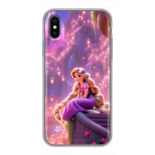 Чехол Рапунцель для iPhone X (Рапунцель в замке)