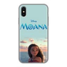 Чехол с мультфильмом Моана iPhone X (Moana)