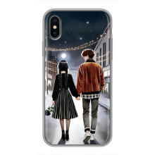 Чохол з дизайном Венздей 2 на iPhone X (Венздей і Тайлер)