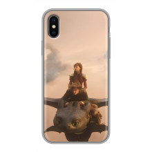 Чехол как приручить дракона на iPhone X (Фильм дракон)
