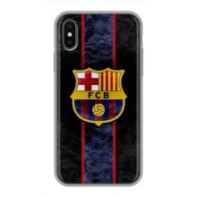 Чехол с картинкой ФК Барселона на Айфон Х (FCB)