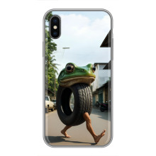 Чехол с мемами тралалело тралала для iPhone X – Бонека амбалабу