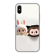 Чехол с принтом Лабубу для iPhone X – Labubu