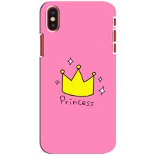 Девчачий Чехол для iPhone X (Princess)