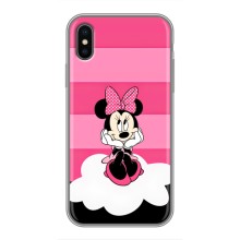 Эксклюзивный чехол для iPhone X (AlphaPrint - Мультяшные) (Девочка Maus)