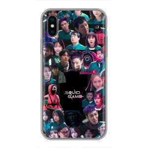 Чохол Гра в кальмара для iPhone X