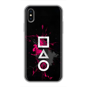 Чохол Гра в кальмара для iPhone X