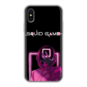 Чохол Гра в кальмара для iPhone X