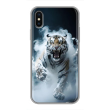 Чехол с картинкой «Хищники» для iPhone X – Тигр
