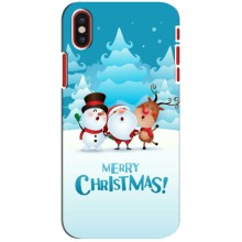 Різдвяні Чохли для iPhone X (VPrint) (Merry Christmas)