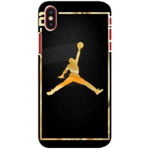Силиконовый Чехол Nike Air Jordan на Айфон 10 – Джордан 23