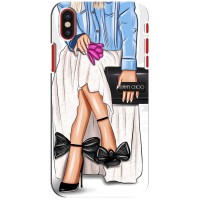 Силіконовый Чохол на iPhone X з картинкой Модных девушек (Мода)