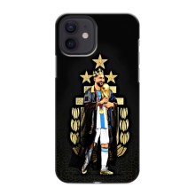 Чехлы для iPhone 12 mini (Leo чемпион) (AlphaPrint) (Месси Король)