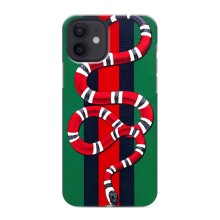 Чехлы ГУЧЧИ для Айфон 12 мини (AlphaPrint) (Gucci змия)
