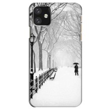 Чехлы на Новый Год iPhone 12 mini – Снегом замело
