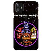 Чехлы Пять ночей с Фредди для Айфон 12 Мини – Лого Фредди