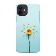 Чехлы с Цветами для iPhone 12 mini (VPrint) (Желтый цветок)