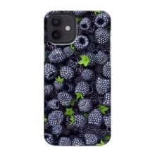 Чехлы с Фруктами для iPhone 12 mini (VPrint) (Ежевика)