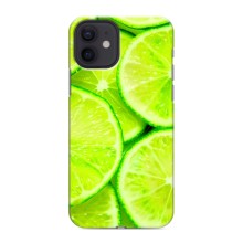 Чехлы с Фруктами для iPhone 12 mini (VPrint) (Лайм)