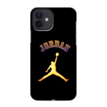 Чохли для iPhone 12 mini - з картинкою JORDAN (AlphaPrint) (Jordan Gold)