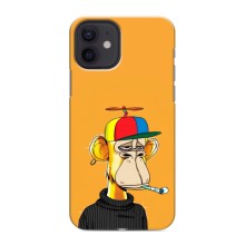 Чехлы с Обезьянами NFT для iPhone 12 mini (AlphaPrint) (Скучающая Обезьяна NFT)