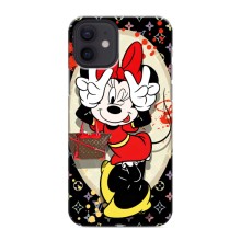 Чехол Disney Mouse iPhone 12 mini (PREMIUMPrint) – Минни peace