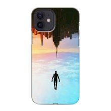 Чехол с человеком пауком для iPhone 12 mini - (AlphaPrint) (Паук человек)