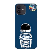 Чехол NASA для iPhone 12 mini (AlphaPrint) (Мальчик в шлеме)