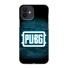 Чехол PUBG для Айфон 12 мини (AlphaPrint) (Лого PUBG)