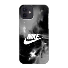 Чехол для iPhone 12 mini - с принтом Найк (AlphaPrint) (Лого Найк)