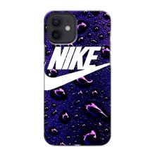Чехол для iPhone 12 mini - с принтом Найк (AlphaPrint) (Найк принт)