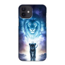 Чохол з картинкою ЛЕВ для iPhone 12 mini (VPrint) (Маленький лев)