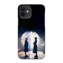 Чехлы Венсдей на iPhone 12 mini Уэнсдей (AlphaPrint) (Уэнздей и Инид)
