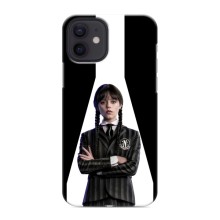 Чехлы Венсдей на iPhone 12 mini Уэнсдей (AlphaPrint) (W-Wednesday)