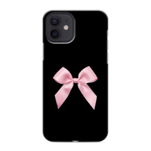 Чехол банты для iPhone 12 mini – Бант на черном