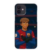 Чехол с футболистом Ламин Ямаль iPhone 12 mini (Футболист Ямал)