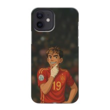 Чехол с футболистом Ламин Ямаль iPhone 12 mini (Ямаль аниме)