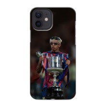 Чехол с футболистом Ламин Ямаль iPhone 12 mini (Ямал с кубком)