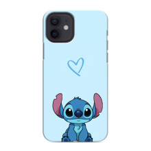 Чехол с рисунком Стич для iPhone 12 mini – Голубой Стич