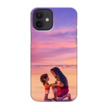 Чехол с мультфильмом Моана iPhone 12 mini (Моана и Симеа)