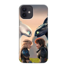 Чехол как приручить дракона на iPhone 12 mini – Гикавка и Астрид