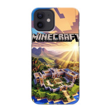 Чехол с картинками Майнкрафт для Айфон 12 мини – Minecraft