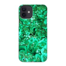 Мраморный чехол на iPhone 12 mini (VPrint) (Салатный Мрамор)