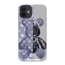 Силіконовий чохол для iPhone 12 mini – Ведмідь Louis Vuitton