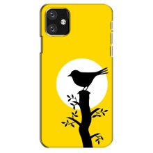 Силиконовый чехол с птичкой на iPhone 12 mini
