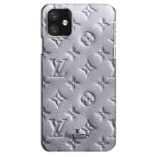 Текстурный Чехол Louis Vuitton для Айфон 12 Мини (Белый ЛВ)