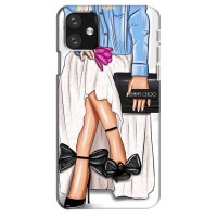 Силиконовый Чехол на iPhone 12 mini с картинкой Стильных Девушек (Мода)