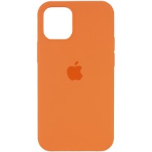 Чехол Silicone Case Full Protective (AA) для Apple iPhone 12 Pro Max (6.7") – Оранжевый